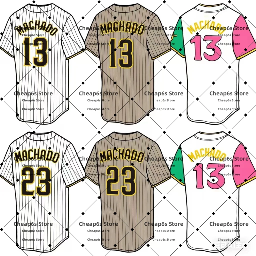 

High Quality Embroidery San Diego American Baseball Jersey Manny Machado Fernando Tatis Jr. Softball Baseball Uniform Shirts