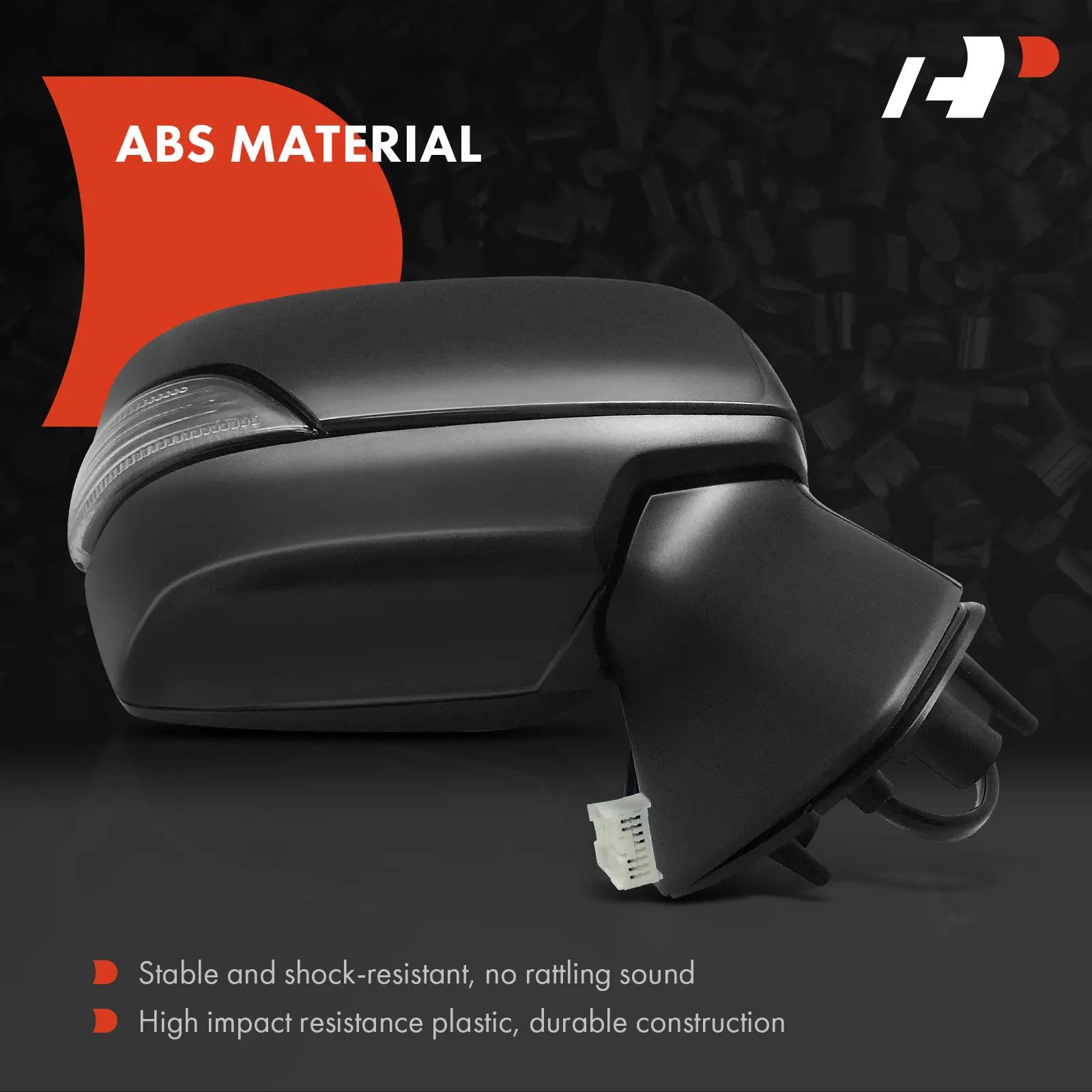 A-Premium Passenger Side Power Door Mirror for Subaru Outback 2015-2017 Manual Folding Blind Spot Detection Turn Signal Light