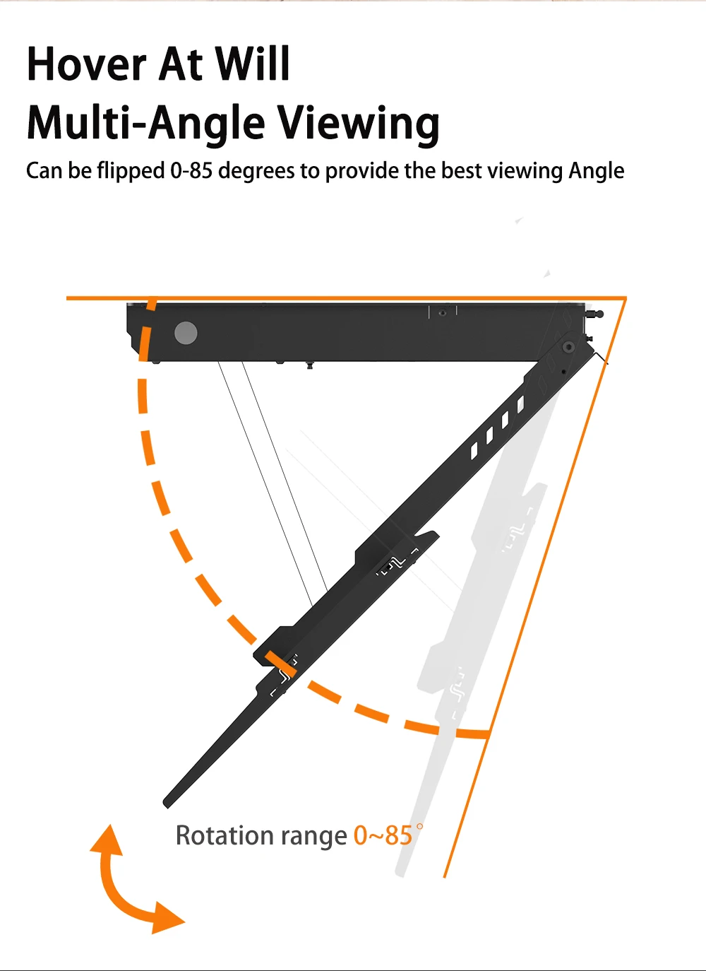 Flip down tv mount on ceiling motorized tv ceiling mount