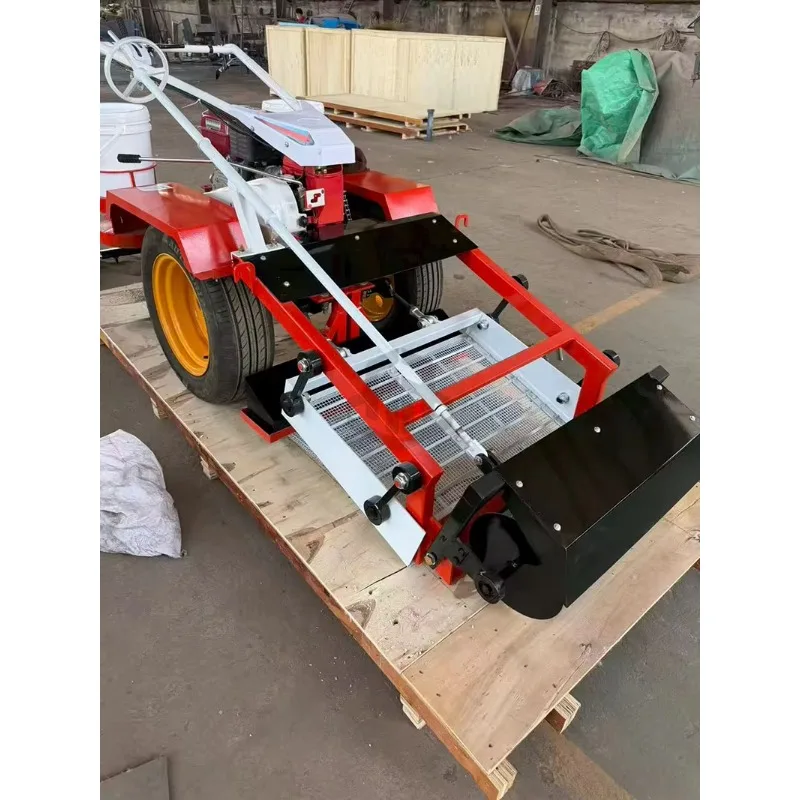 Petrol Driven Sand Screening Cleaner With Sturdy Frame for Large Beach Garbage Sweeping