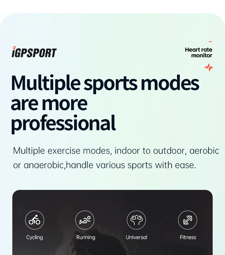IGPSPORT Smart Sensor Kit, Cadence CAD70 Speed SPD70 Herzfrequenzmesser HR50 Brust, HR70 Arm für Fahrradcomputer/Radfahren/Laufen – Detail 9
