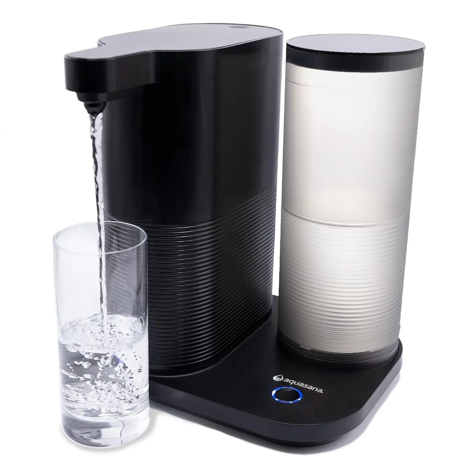 

Countertop Water Filter System for Drinking Water - Clean Water Machine - Removes 97% of Chlorine - Compact Filtration for Kitch