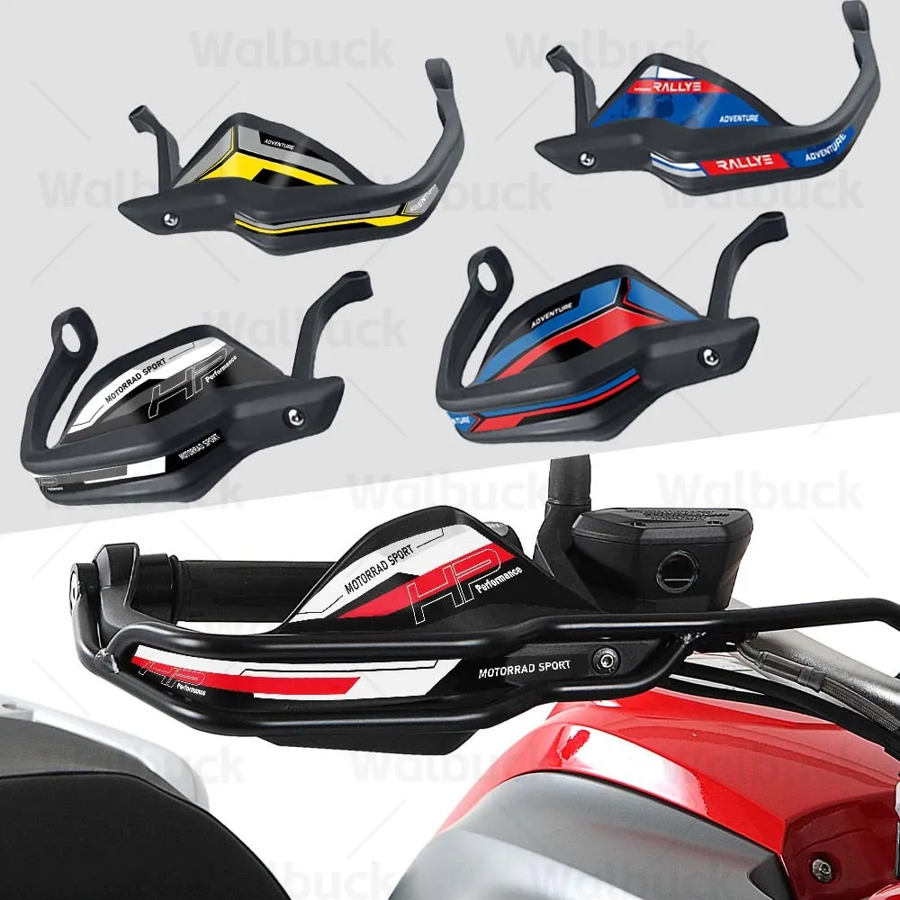 Motorcycle Handguard Stickers Hand Guard Shield Decal For R1200GS R1250GS F750/850/650GS F900XR 40 Years GS Triple Black ADV
