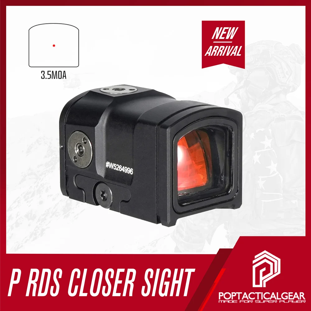 

2025 P Style Gen 2 Red Dot Sight 3.5 MOA Hunting Optics Pistol Collimator with Original Markings Deluxe Edition