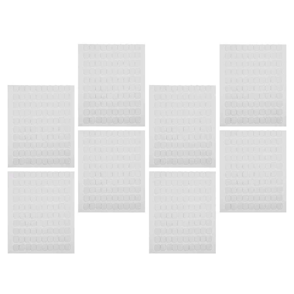 

800Pcs Double Sided Adhesive Dots Clear Removable for Wall Hanging Posters Pictures Balloons Crafts Museum Use