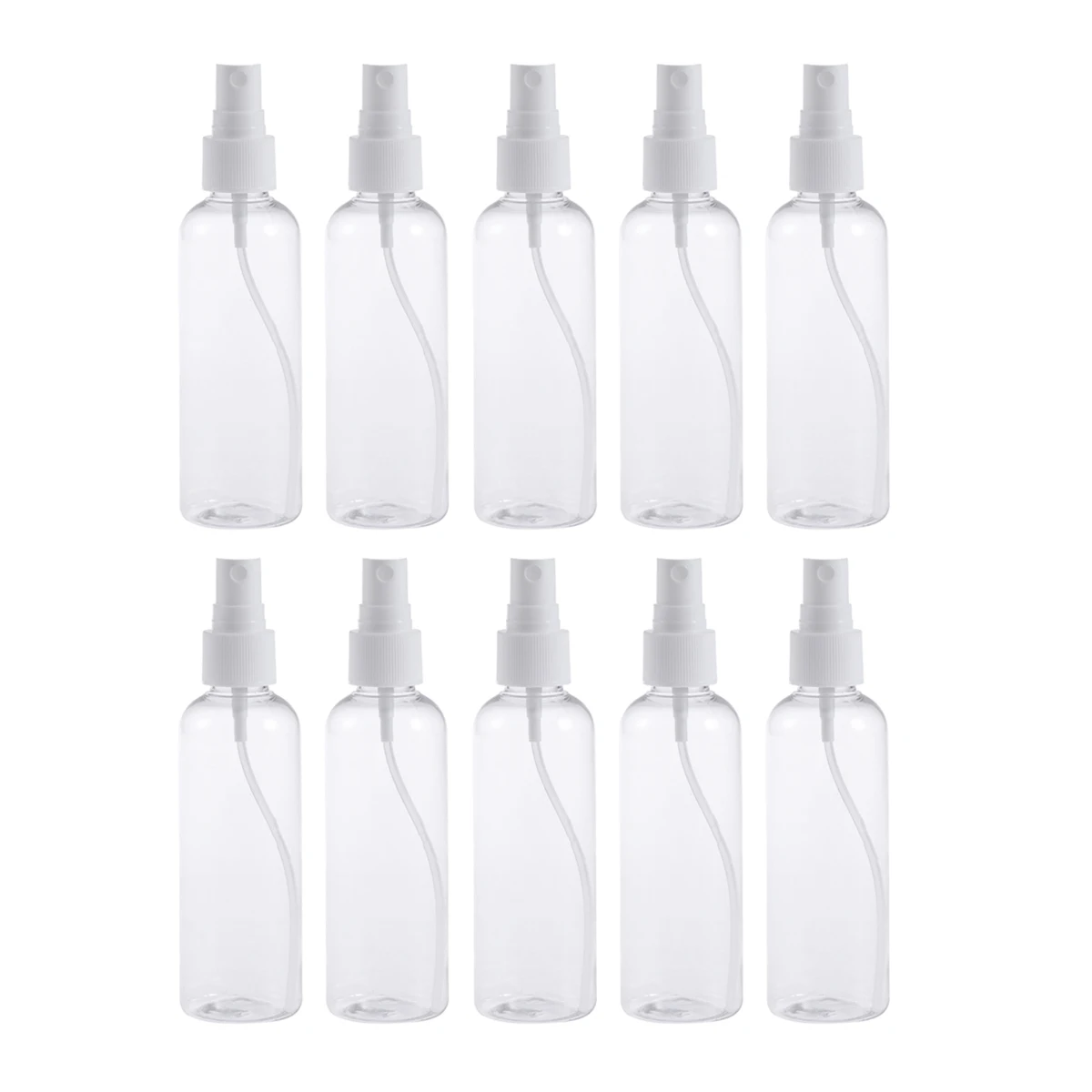 

10pcs Spray Bottles Mini Portable Reusable Travel Hair Small Plastic Empty Refillable Makeup Fine Skincare Tools