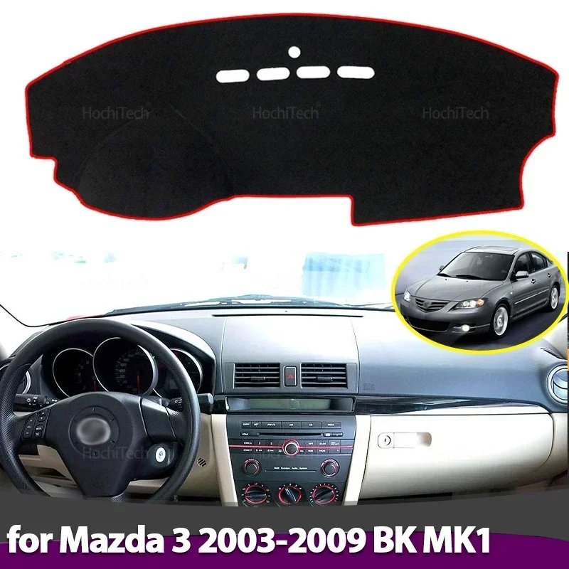 Auto Armaturenbrett Abdeckung Vermeiden Licht Pad Instrument Panel Matte Fall Teppiche für Mazda 3 BK Mazda 3 2003-2009 MK1