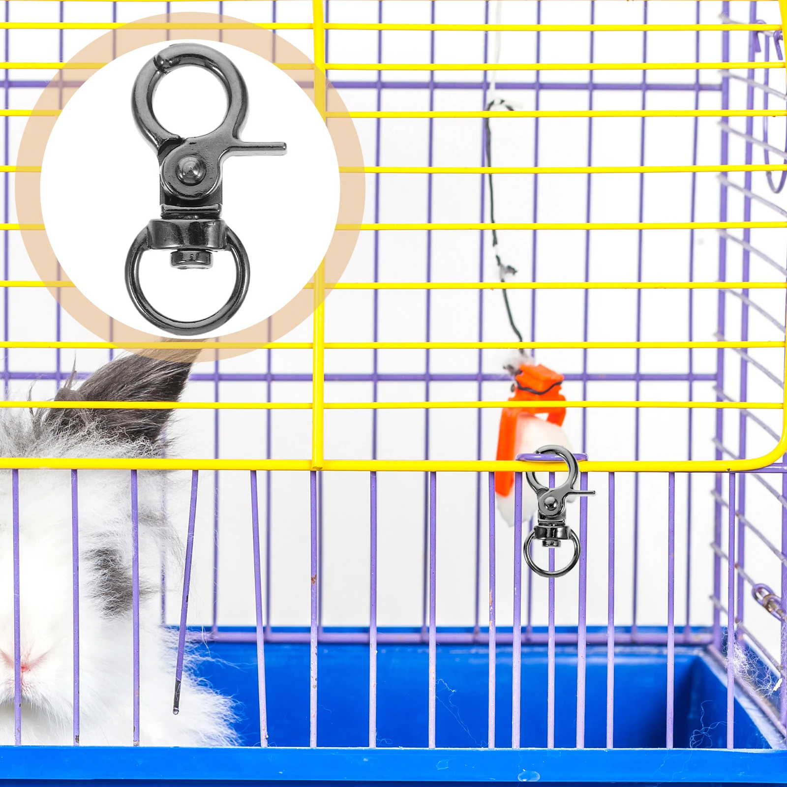 

10 Pcs Birdcage Lock Anti-escape Accessory for Pet Zinc Alloy Replacement Parts