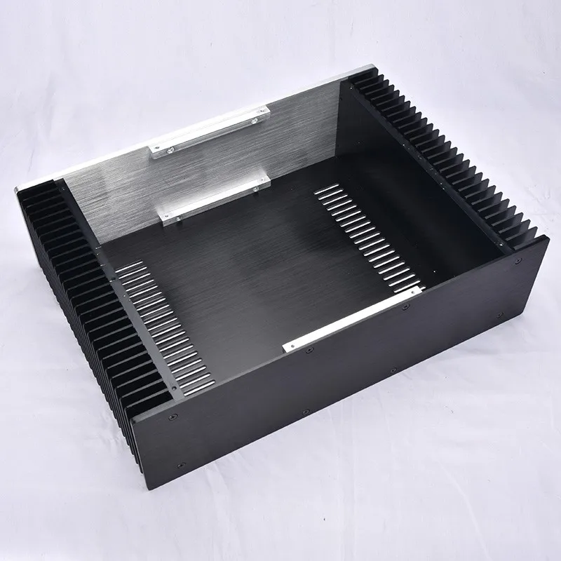 Full Aluminum class A power amplifier home audio amp DIY chassis heatsink case box 430*120*311mm