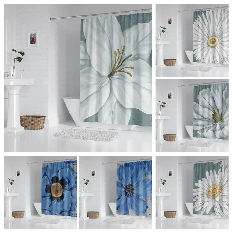 Household waterproof fabric household shower curtain accessories shower curtain 240 * 200 home Hawaiian style shower curtain