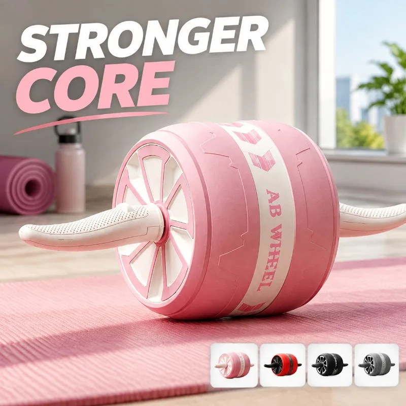 Automatic Automatic Rebound Ab Roller Pink Home Fitness Gear for Men Women Abdominal Exercise Trim Belly Fat Sculpt Vest Line Tighten - Aliexpress Deal