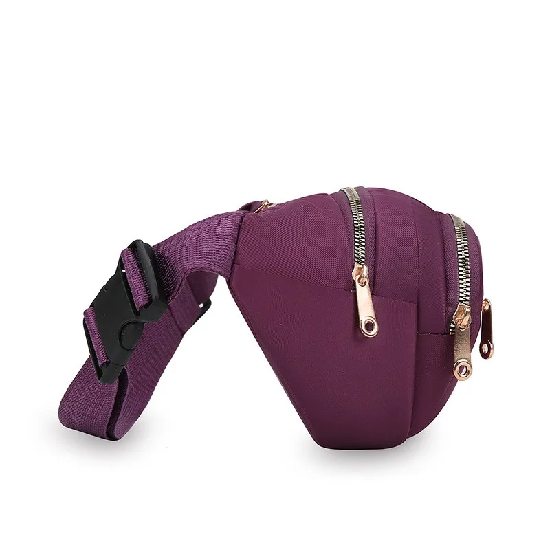 Canvas Oxford Fabric Crossbody Chest Bag Sporty Phone Waist Bag Street Style Leisure Satchel for Ladies And Gentlemen