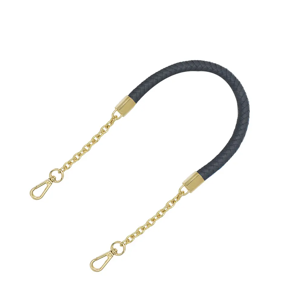 

Braided Bag Handles Chain Replacement Strap Warm Accessories Tote Handbag Metal Buckle Long Term Use Portable Bag Parts