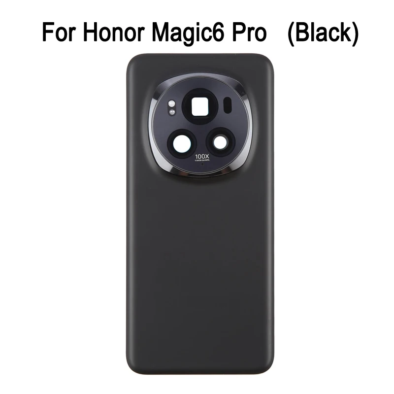 OEM غطاء خلفي للبطارية لهاتف Honor Magic6 6.78'' / Honor Magic6 Pro 6.80'' بوصة، غطاء خلفي مع جزء استبدال إطار عدسة الكاميرا