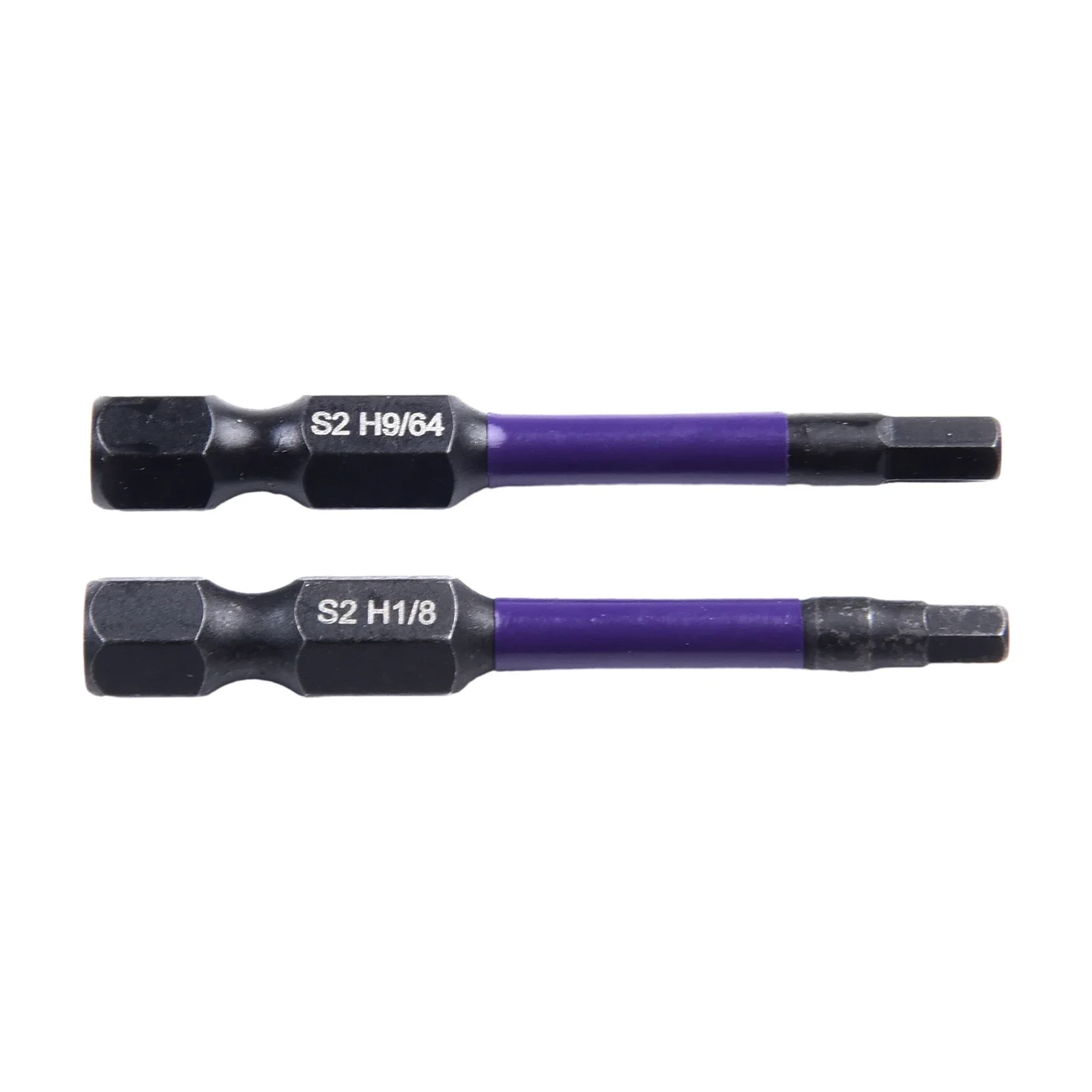 10Pcs Magnetic Hex Head Screwdriver Bit Set 1/4 Shank Screwdriver Bit Imperial 5/64 3/32 7/64  1/8 9/64 5/32 3/16 7/32 1/4 Power