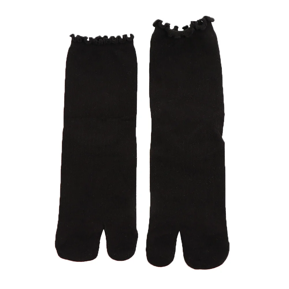 

Harajuku модные женские хлопковые носки ярких цветов с раздельным носком, носки с двумя пальцами, носки с двумя пальцами, чулочно-носочные изделия