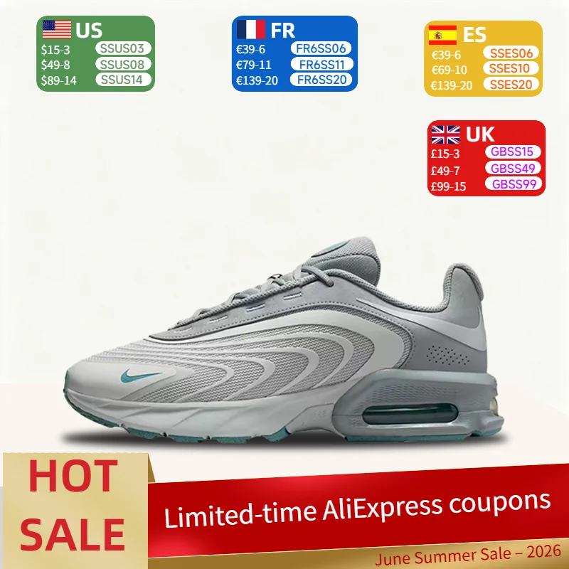 

Nike Air Max Fire Comfortable, Versatile, Simple, Fashionable, Wear-resistant, Low-top Casual Shoes for Men - Gray IF2621-006