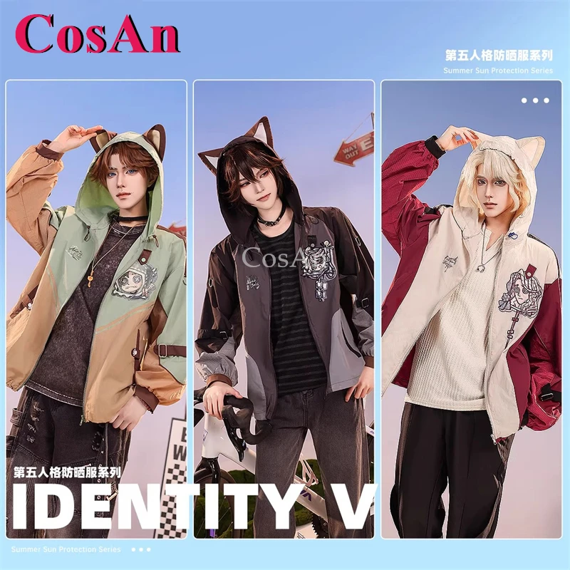 

CosAn Identity V Naib Subedar/Luca Balsa/Frederick Kreiburg Cosplay Costumes Summer Sun Protection Series UV Protection Jacket