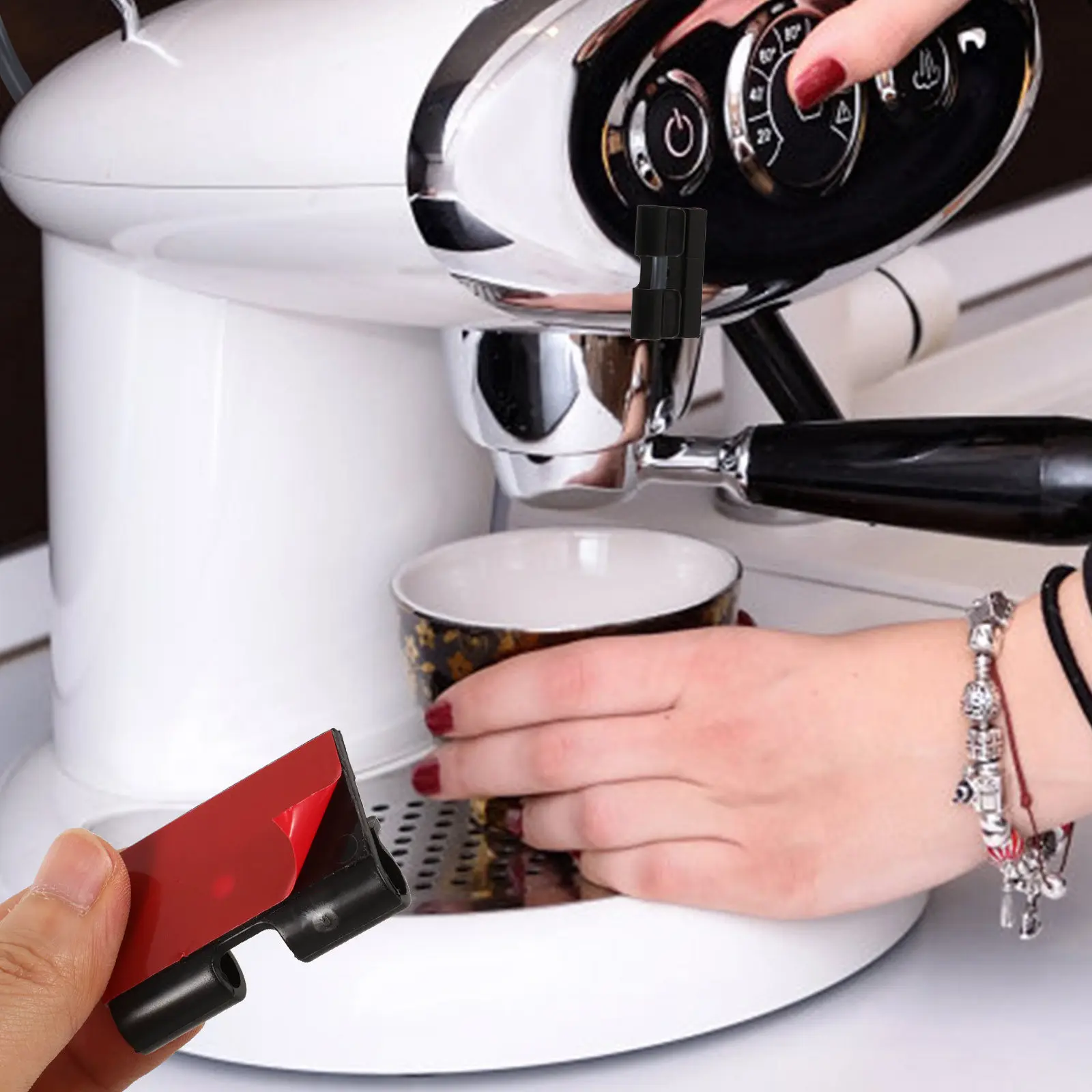 

10Pcs Self Adhesive Cable Clips Wire Organizer Cord Holders Desktop Wall Cable Management Clips Wire Management