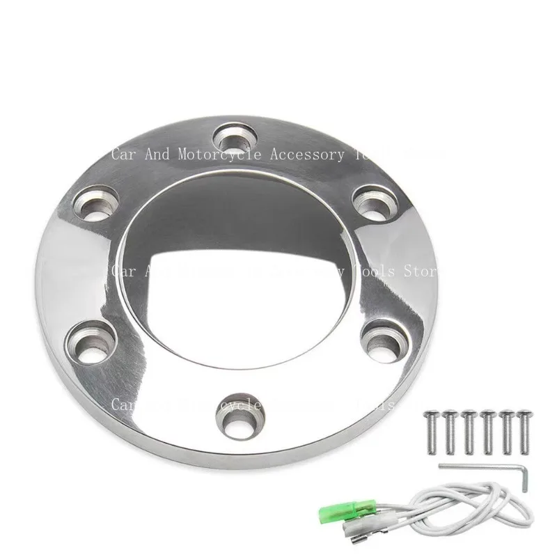 

Retro Steering Wheel Modified Racing Horn Cover Button Switch