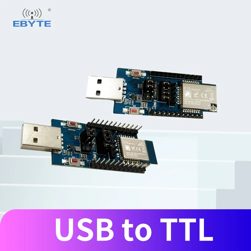 

CC2530 USB to TTL UART CH340G Test Board Kit ZigBee Module 2.4GHz EBYTE E18-TBH E18-TBL Zigbee Test Board
