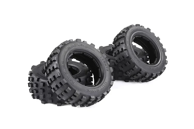 Conjunto de pneus off-road resistentes ao desgaste de alta resistência se encaixa em 1/5 ROVAN ROFUN HPI BAJA 5T 5SC