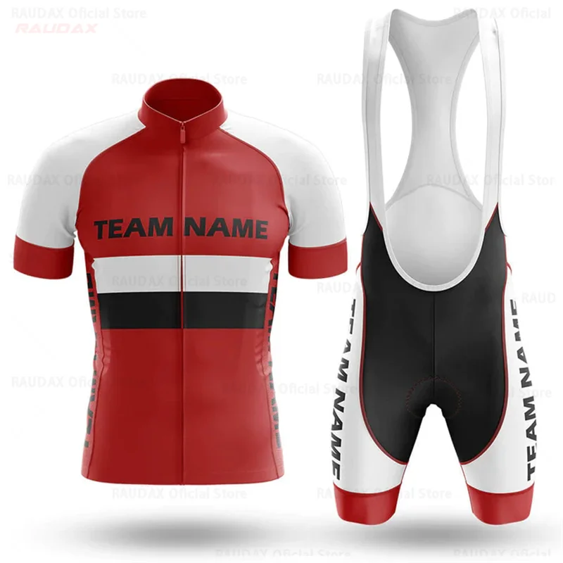 Cycling Clothing Custom Team Name Men Cycling Set Bike Clothing Breathable Anti-UV Bicycle Wear Short Sleeve Cycling Jersey Sets