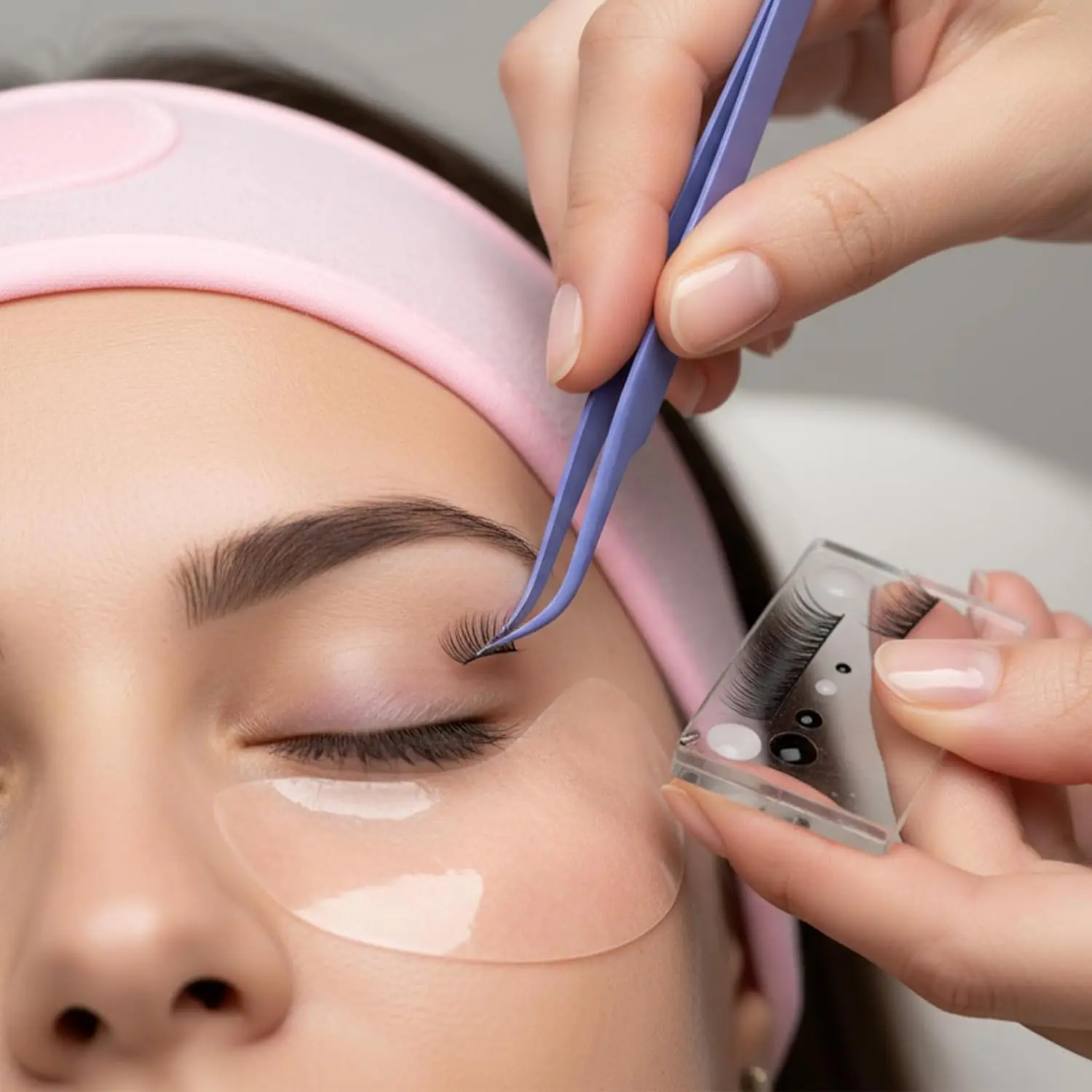 1 st/4 stks Wimperverlenging Pincet Roestvrij Staal Professionele Lash Applicator Gereedschap voor Isolatie Lifting