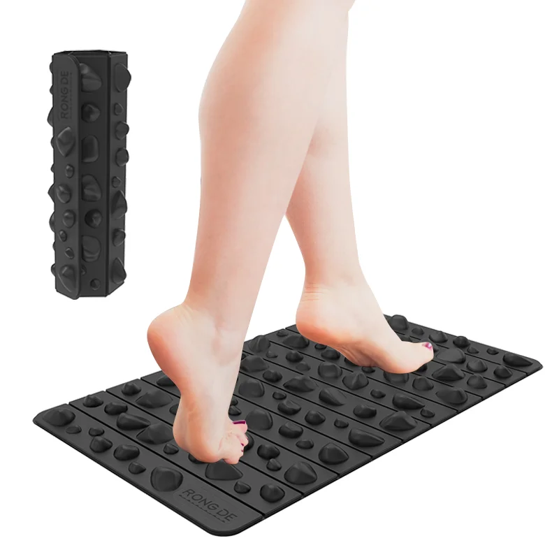 Durable Reflexology Foot Massage Pad Toe Pressure Blood Circulation Plate Mat For Massager Foot Health Massage Tool