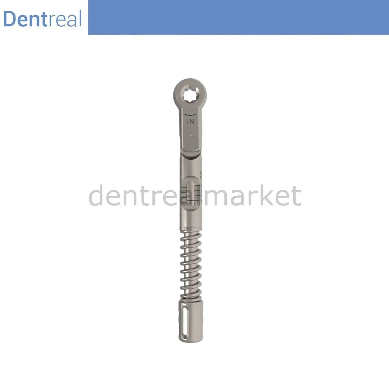 Dentreal Implant Tourque Ratchet Wrench - Dental Torque Ratchet Wrench - 4mm 10-45 Ncm