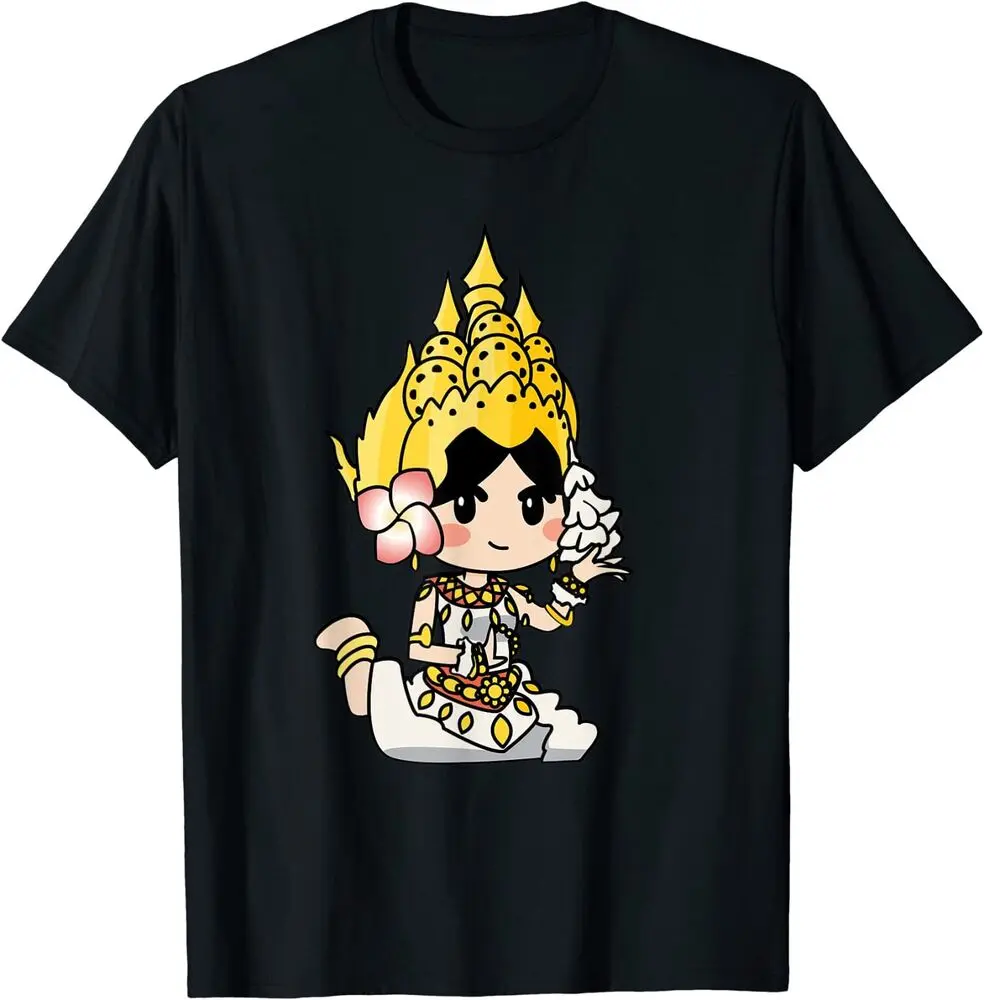 

Adorable Cambodian Thai And Lao Apsara Beauty T-Shirt For Men Clothing Women Short Sleeve Tees New Arrival Unisex Summer