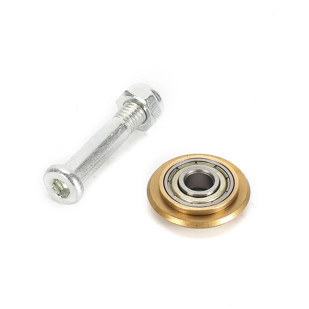 Gold Carbide Bearing Cutting Wheel 22x6x6mm For Glazed Anti-Skid Polished Tile/ Glass 5-15mm Thick Linear Angle Cut-Tool