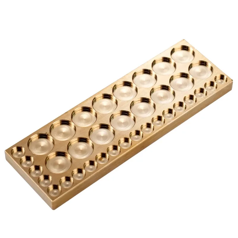 Pure Copper Watch Accessory Storage Box Screw Assortment Box Pure Copper Tiny Screw Storage Plate for Watch Repair Tool