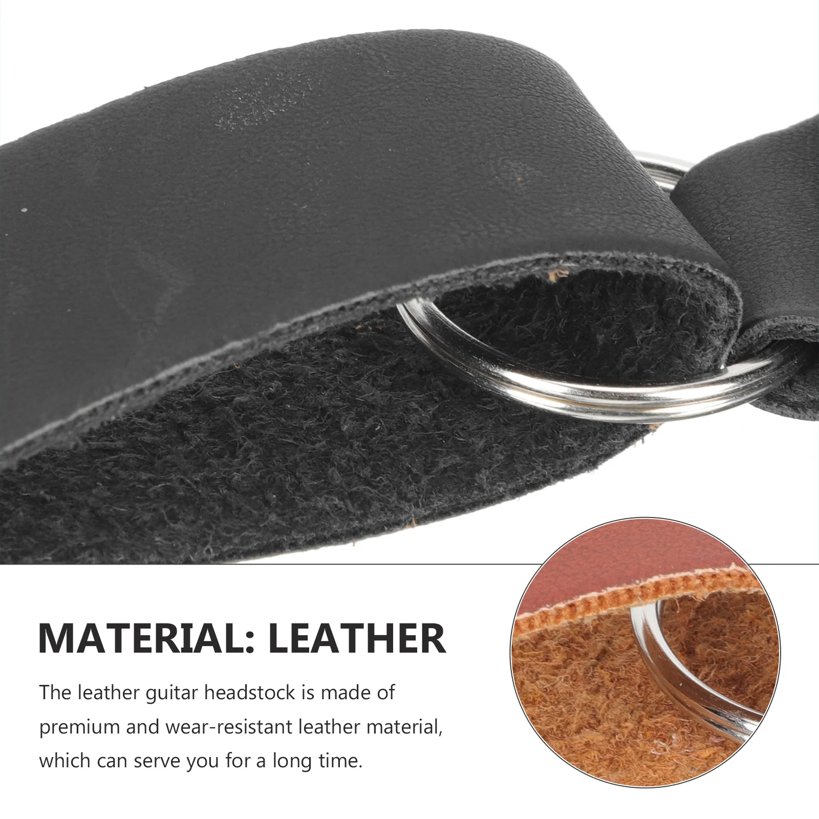 

4 Pcs Neck Strap Pick Bag Headstock Tie Guitar Accessories Acoustic Guitar Accessories Black Coffee Durable