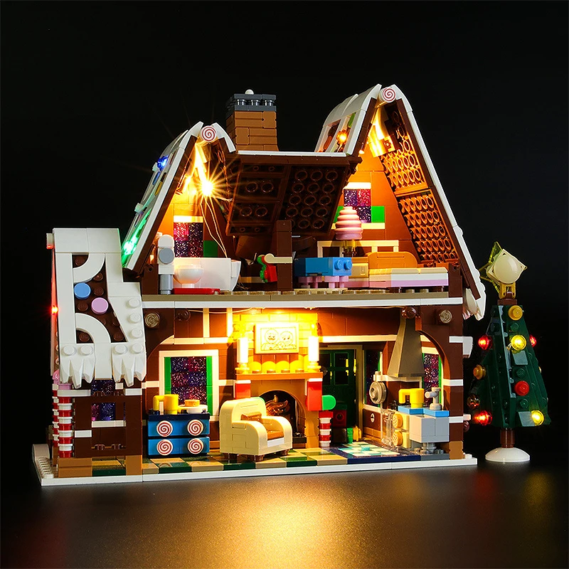 Diy LED Light Kit For LEGO 10267 Gingerbread House (Only LED Light,Without Blocks Model )