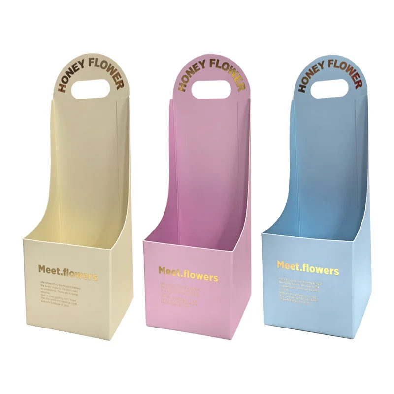 Creative Hand-folded Folded Flower Box Flower Gift Box For Bridal Florist Gift Packing Box Valentines Day Crafts Party
