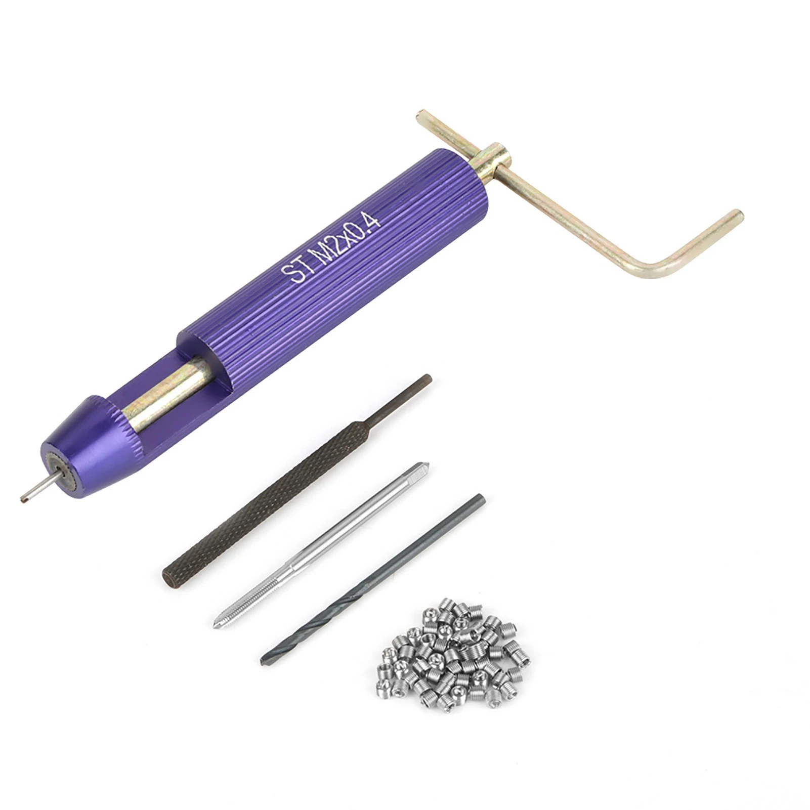 

Спиральная проволока из нержавеющей стали Вставки с винтовой резьбой M2 x 2D Вставка с резьбой Вставка для ремонта резьбы Резьбовая вставка