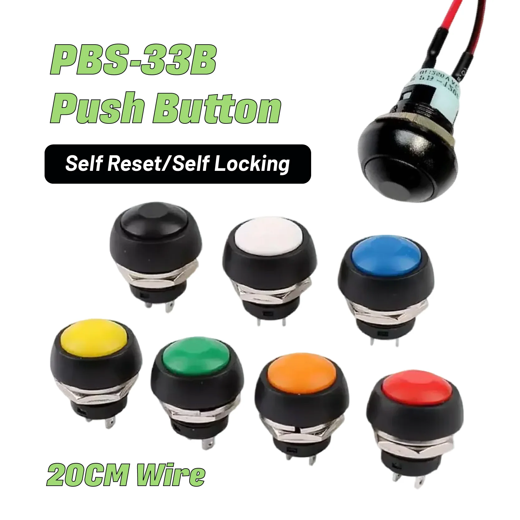 5Pcs 12Mm Momentary… - image