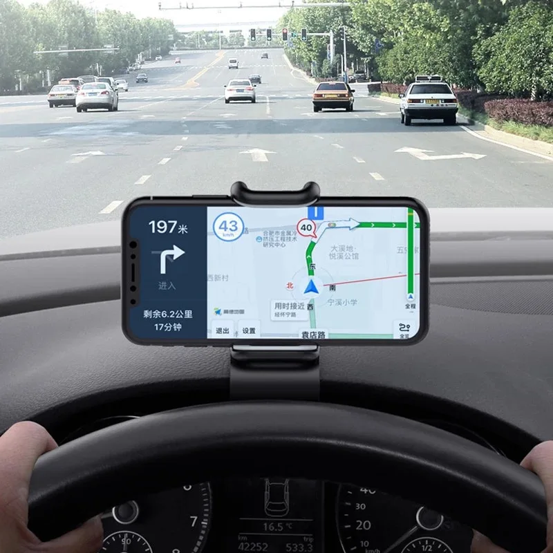 360 ° Obrotowy uchwyt samochodowy na telefon Uniwersalne stojaki na smartfony Stojak samochodowy Wspornik deski rozdzielczej do automatycznego