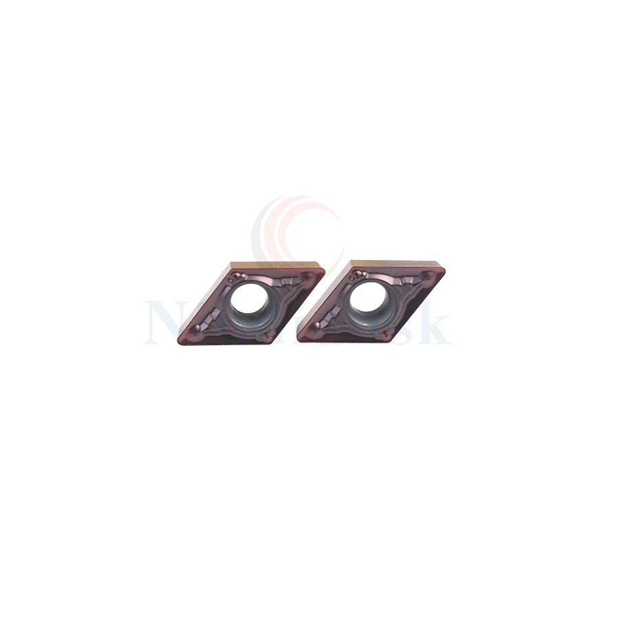 Imagem -03 - Deskar Dcmt11t304 Dcmt11t308 Dcmt070204 Lf6018 Inserções de Corte de Liga de Carboneto Cnc Torno Ferramentas de Gerencio para Aço Inoxidável 10 Peças