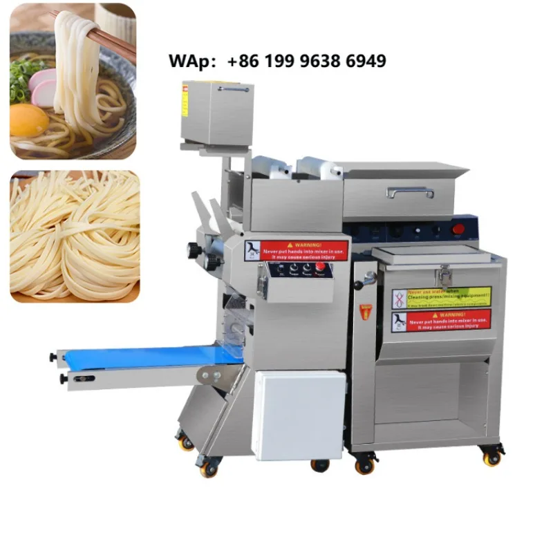 Stainless Steel Fresh Noodle Making Machine Ramen Noodle Dough Press Cutting Machine Japanese Noodle Machine With Cutting Cutter
