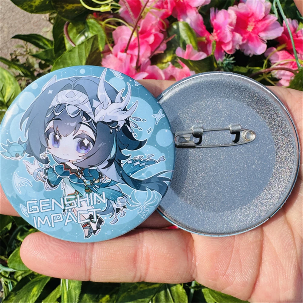 

58mm Anime Game Lan Yan Cosplay COSTUME Badge Pin SPTE Tinplate Brooch Prop Xmas Gift