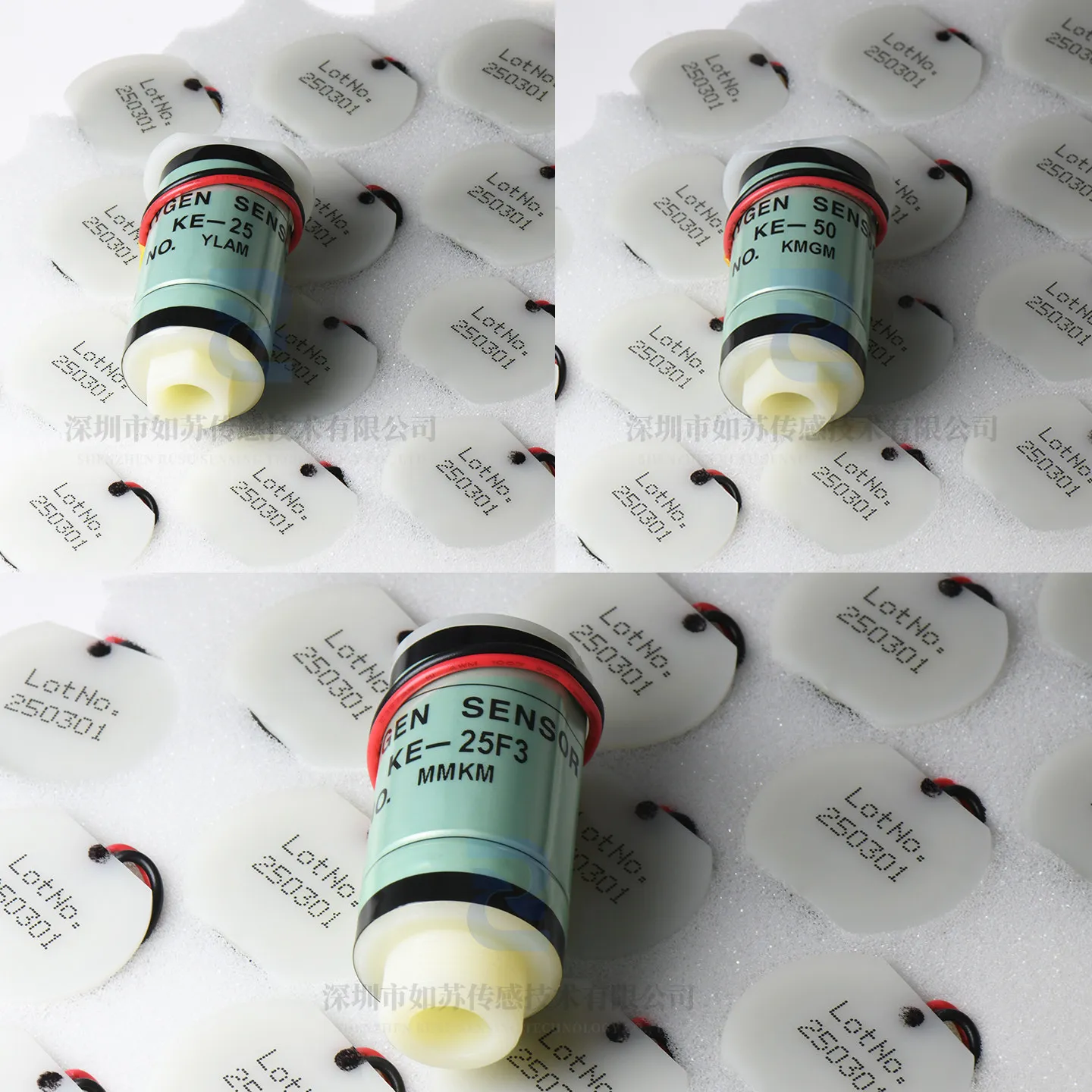 KE-25 Oxygen Sensor KE-25F3 F4 Threaded Interface KE-50 Battery