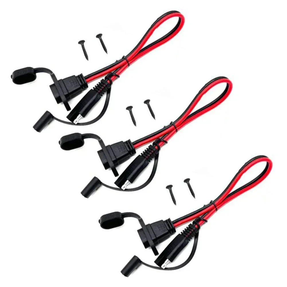 12AWG Cable Adapter Cable Battery Maintenance Robust Construction Simple Installation For Lawn Mower Generator