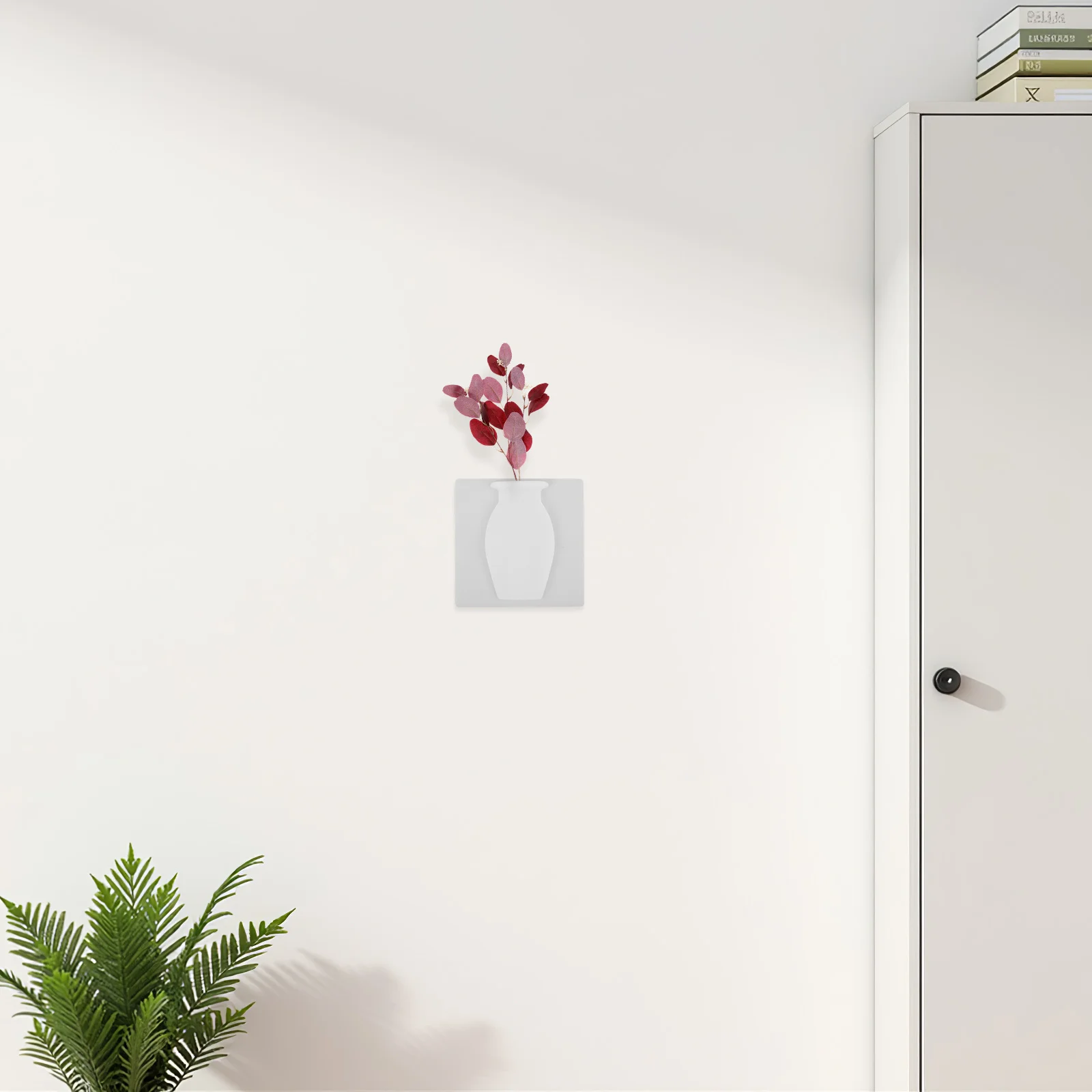 

3pcs Silicone Wall Mounted Vase No Drill Hanging Flower Pot For Home Office Wedding Reusable Wall Pocket Vase For Hydroponics