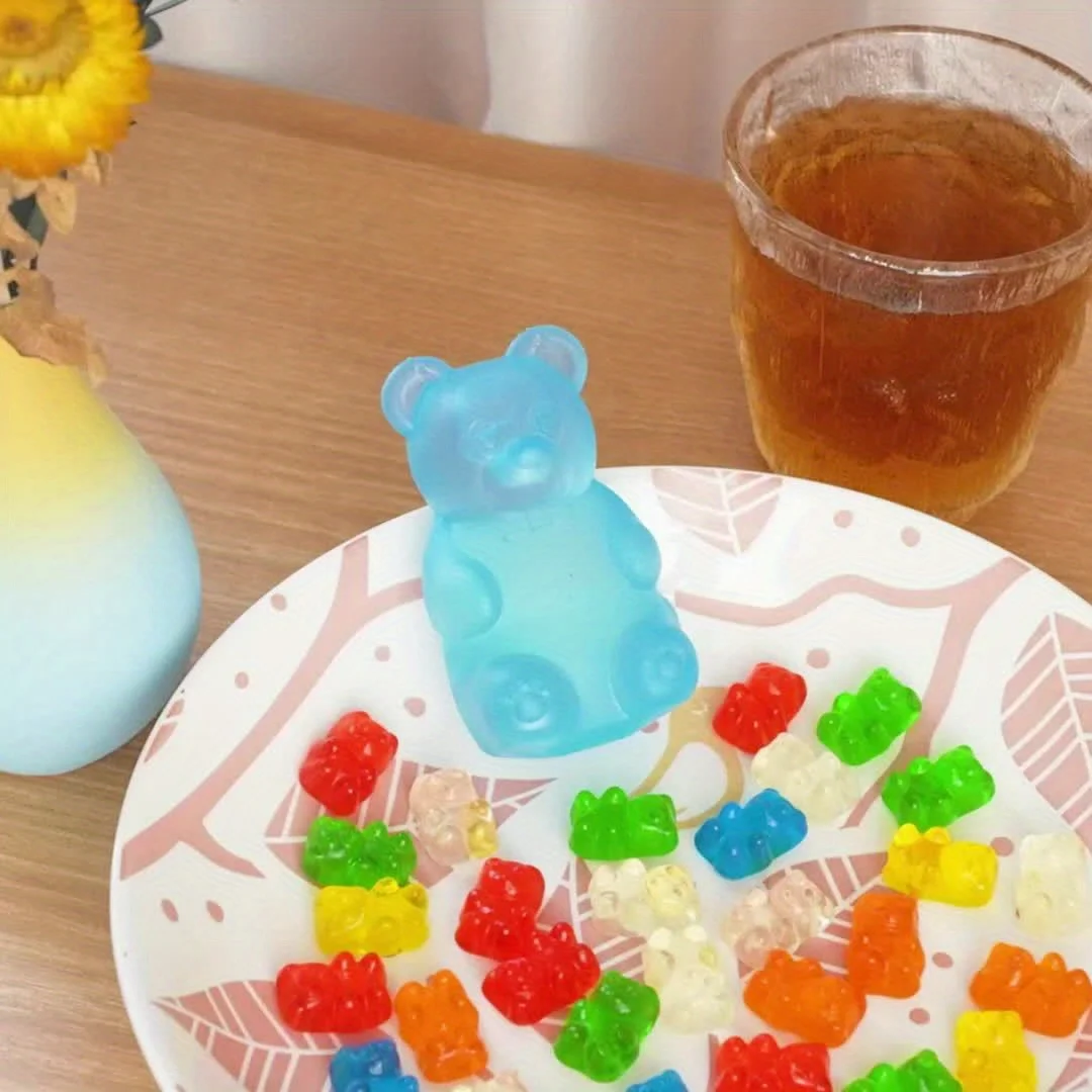 Niedlicher Bär Nee Doh Maltose Quetschspielzeug Buntes Sensorisches Spielzeug Kreatives Neues Produkt Schreibtischdekoration Stressabbau-Puppe – Detail 6