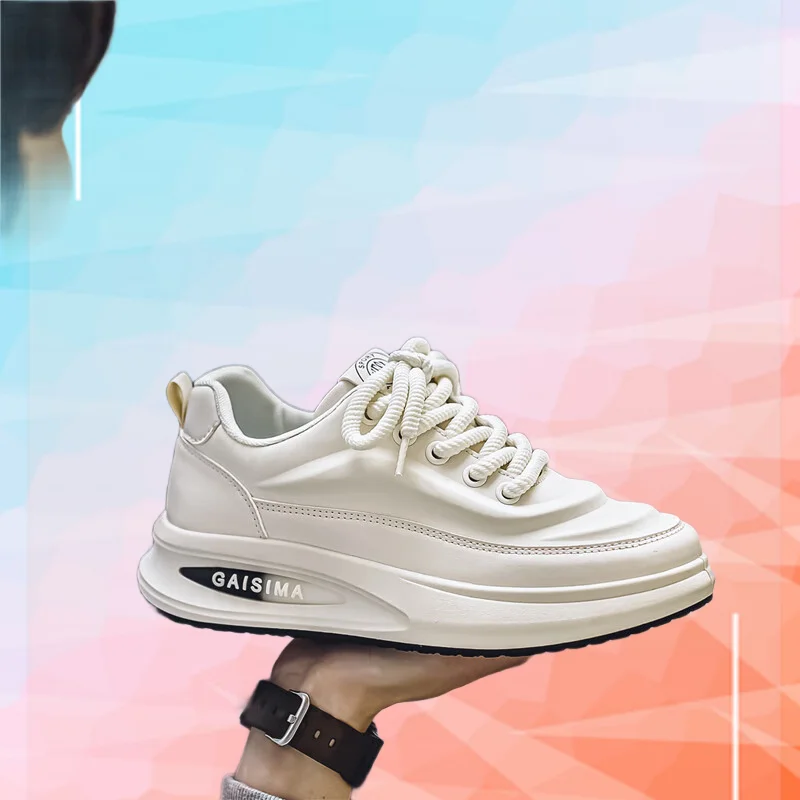 

Lightweight Men's Flat Shoes Retro Fashionable Running Shoes Trendy Street Couple Sports Shoes Mesh Casual Sports Shoes