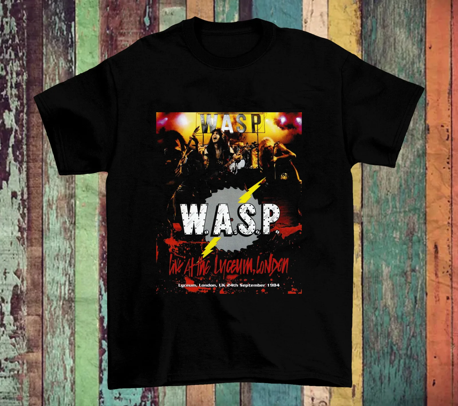 W A S P Live At The Lyceum 24Th September 1984 Cotton All Size T Shirt Ac304