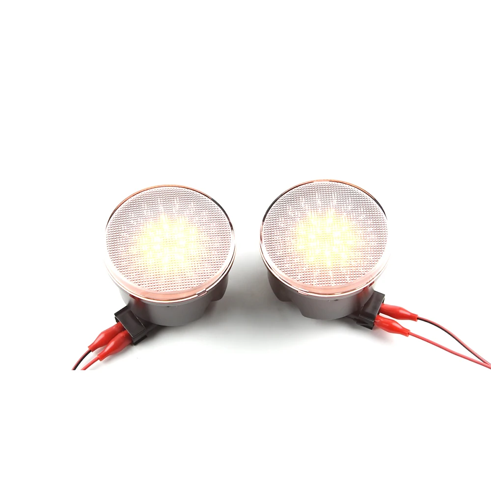 

Easy installation steering Light LED Turn Signal Light Parking Side Marker Lamp Fender Smoke Lens For Jeep Wrangler JK