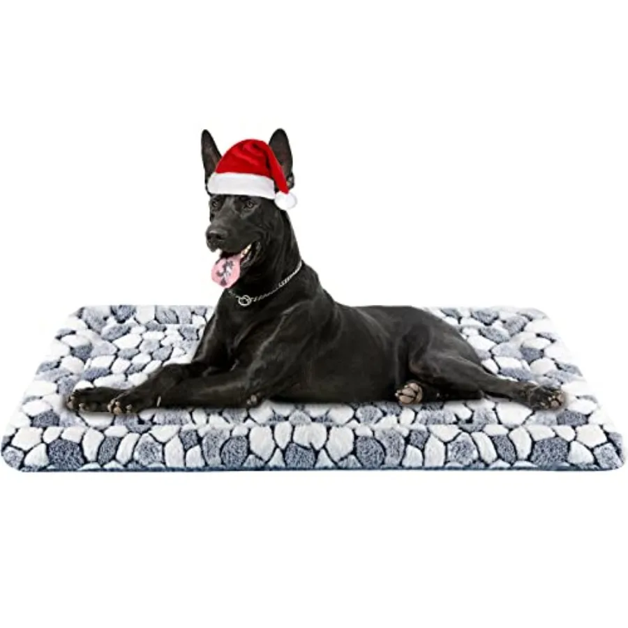 

Dog Crate Pad Bed Mat Reversible Warm and Cool Soft Pet Sleeping Mat Dog Bed for Crate Suitable for to XX- Dogs and Cats Machin